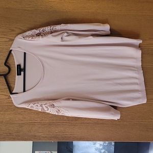 Lane Bryant Sweater with Lace Shoulder Detail